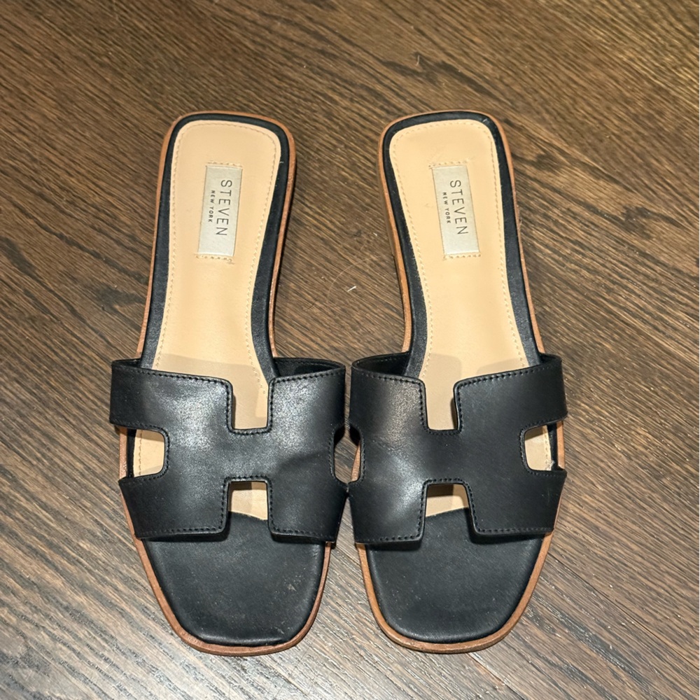 STEVE MADDEN HADYN BLACK SANDAL